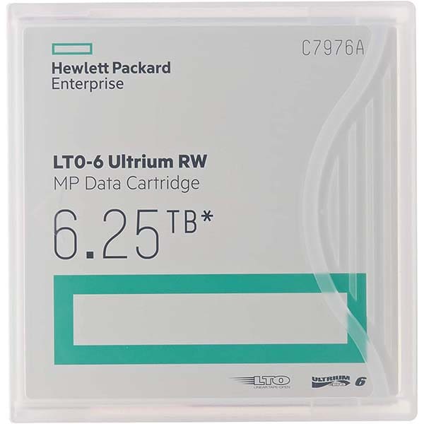 c7976a 01 HPE LTO-6 Ultrium 6.25TB RW Data Cartridge - Image 1
